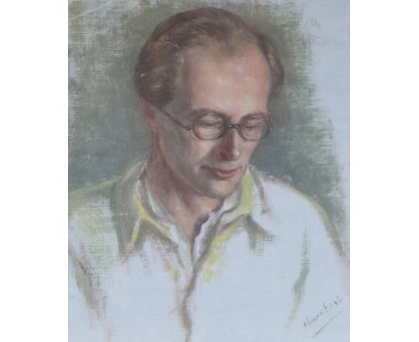 HONOR EARL (20TH CENTURY) Portrait of Rupert Crawshay Williams, signed, oils on canvas, 40 x 33cm