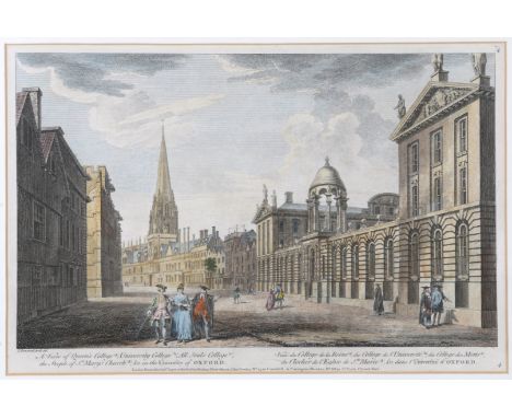 AFTER I DONOWELL 'A View of Queen's College, University College, All Souls College, The Steeple of St Mary's Church, etc in t
