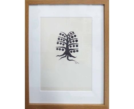 ALEXANDER CALDER 'Tree', 1971, original lithograph, signed and dated in the plate, Derriere le Miroir 156, edited by Maeght, 