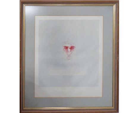 LOUIS LE BROCQUY (Irish 1916-2012) 'William B Yeats', aquatint etching, signed and numbered 30/30 in pencil, 65cm x 55cm, fra
