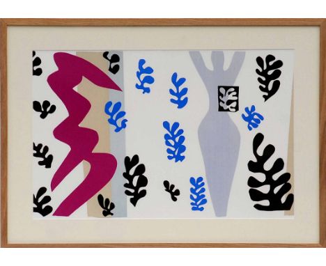 HENRI MATISSE 'Le Lanceur de Couteaux', 2004, lithograph, Suite: Jazz, printed by Idem Mourlot, 40cm x 60cm, framed and glaze