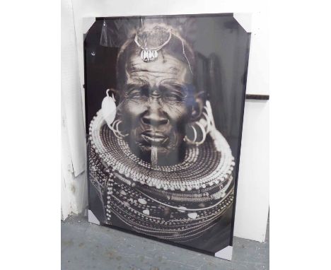 PORTRAIT OF AN AFRICAN GENTLEMAN, 145cm x 104cm.