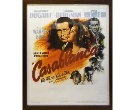 CASABLANCA, giclée print, 125cm x 102cm, framed and glazed.