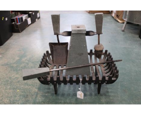 Fire grate basket and fire side accessories 