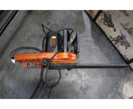 Black &amp; Decker electric chainsaw