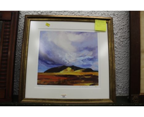 Local Interest - Alan Critchlow limited edition print of Blencathra, width 60 cm, height 55 cm