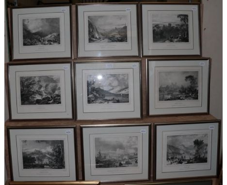 After Richard Parkes Bonimgton (1801-1828) A group of ten lithographs from the series scotch sketches 