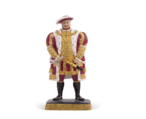A Royal Worcester figure of Henry VIII after Holbein, model number 2637, 24cm high
