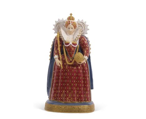 A Royal Worcester figure of Queen Elizabeth I, model number 2648, 25cm high