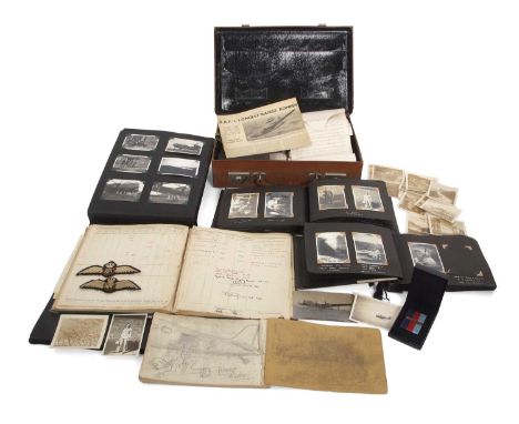 Second World War RAF Bommber command POW Ephemera collection bellonging to Flight Sergeant Claude William Wilkins 1332786 of 