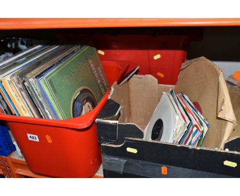 THREE BOXES OF RECORDS, to include approximately one hundred and twenty vinyl LPs, by artists and composers to include Fleetw