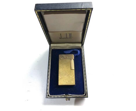 Vintage Dunhill cigarette lighter boxed 