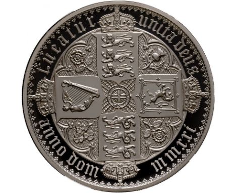 UNITED KINGDOM. Elizabeth II, 1952-. Silver 10 pounds, 2021. Royal Mint. Proof. The Great Engravers seriesA re-interpretation