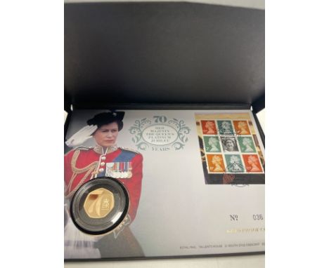 UNITED KINGDOM. Elizabeth II, 1952-. Gold 50 pence, 2022. Royal Mint. Proof. Commemorative fifty pence coin celebrating the P