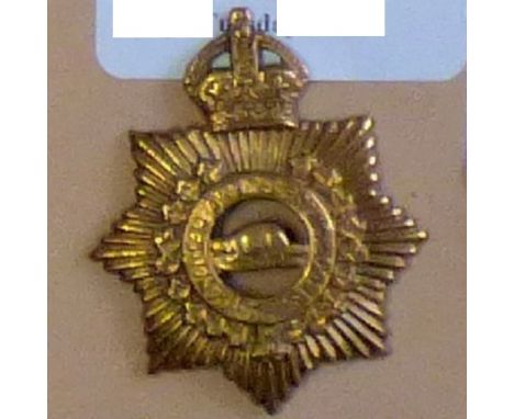 Canada - Canadian Army Service Corps Cap Badge (pre 1920) - KC, brass