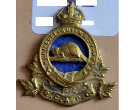 Canada - Royal Canadian Army Pay Corps Cap Badge - Brass KC