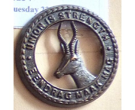 South Africa - South African Infantry       (smaller) Bronze