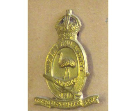 Australian - 5th Light Horse Regiment Cap Badge 1914 - Brass. Scarce