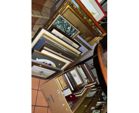 PAINTINGS AND PRINTS ETC, to include watercolours by Vic Bowcott, Jack Elliot, K.C.Day, Colin Chebsey and William Rock, paste