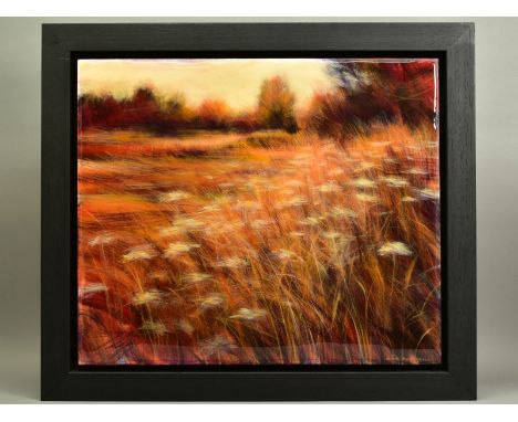 NICK ANDREW (BRITISH CONTEMPORARY) 'SICHERA' an impressionist landscape, signed bottom right, oil on canvas, image size appro