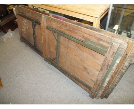 TWO ARMY FOLDING TABLES