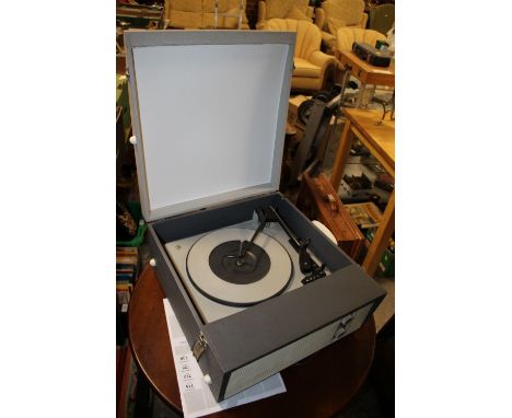 A RETRO WESTMINSTER RECORD PLAYER 