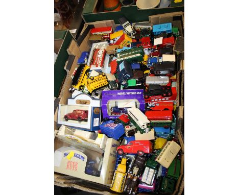 A LARGE QUANTITY OF TOY CARS TO INCLUDE DINKY EXAMPLES 