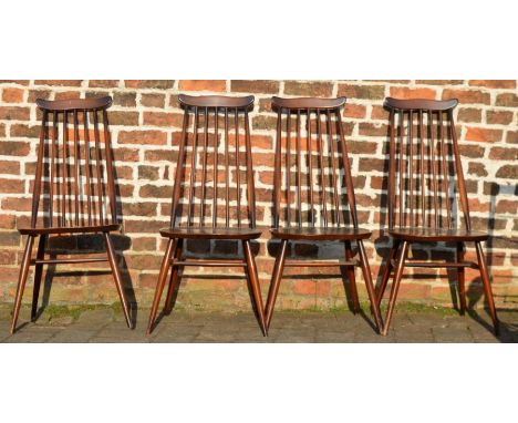 4 Ercol high back dining chairs&nbsp;
