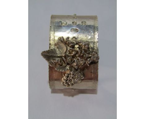 Silver napkin ring by Cornwall silversmith Michael Allen Bolton dated 2000 - total weight 2.04ozt&nbsp;&nbsp;