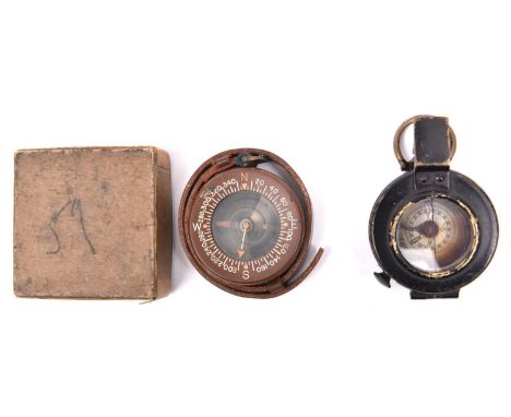 A WWII liquid filled prismatic marching compass, by T.G. Co Ltd, London”, number B119478, marked “1941 Mk III”, GC (some wear
