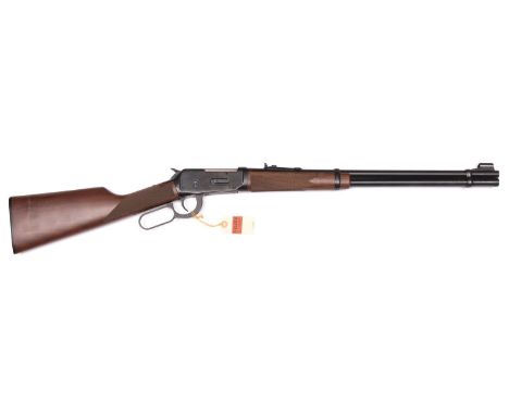 **A .30-30" Winchester Model 94AE underlever full tube magazine rifle, number 6494309, barrel 20" with nitro proofs, the waln