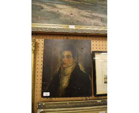 18thC Oil Portrait of a Gentleman (A/F)
