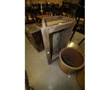 Oak horse trough