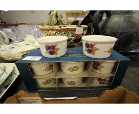 8 pieces of Royal Worcester including Olive Jars
