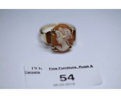 9ct Gold Cameo Ring