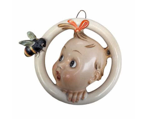 Hummel Ba Bee wall plaque, D13cm