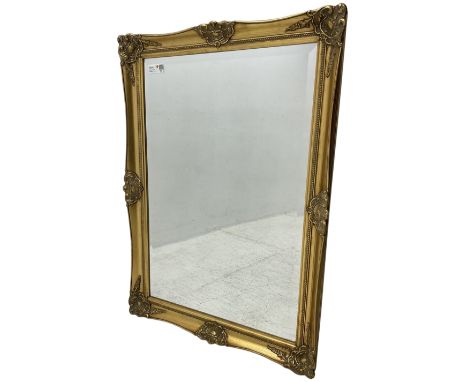 Victorian design gilt framed wall mirror, bevelled plateDimensions: Height:&nbsp;106cm&nbsp; Length/Width:&nbsp;75cm&nbsp;