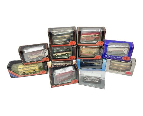 Twelve modern die-cast scale models of coaches and buses, to include nine Exclusive First Edition models; all in original box