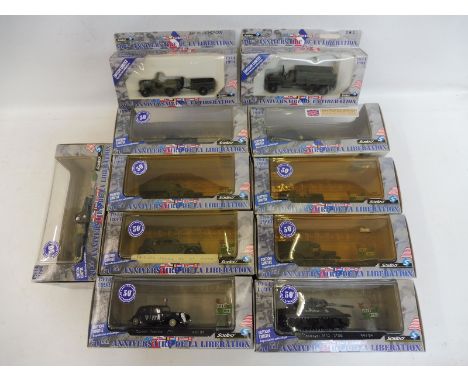 Eleven Solido 'Liberation of France' models.