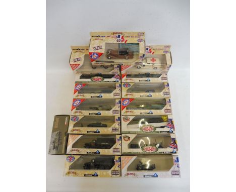 A quantity of Solido boxed military die-cast vehicles.