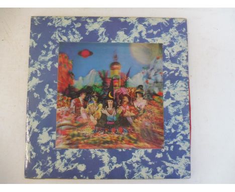 Rolling Stones 'Satanic Majesties', gatefold 3D cover, Green Decca Stereo, TXS103, red inner, appears vg+.