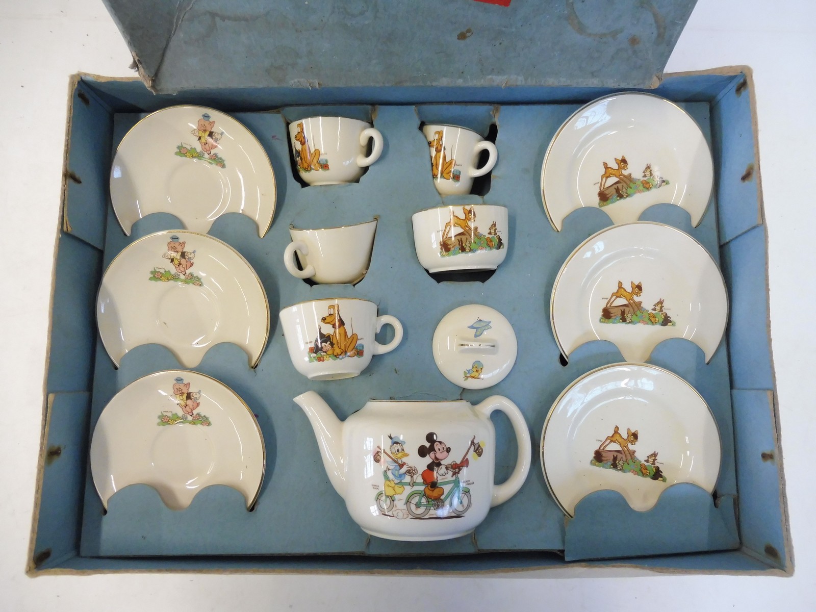 A boxed Disneyland Nursery Tea Set by Beswick, circa 1950s.