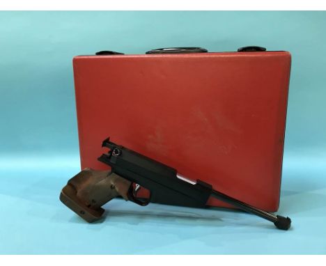 A Feinwerkbau D-7238, model 90 177, side lever target pistol