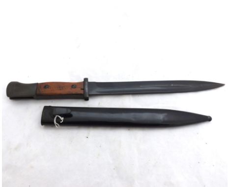 Third Reich Model 1884/98 Knife Bayonet and Scabbard  