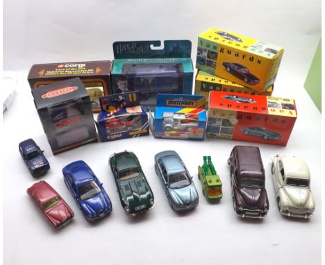 Mixed lot of boxed die-cast vehicles to include Vanguard, Corgi and Dinky together with a box of assorted unboxed die-cast ve