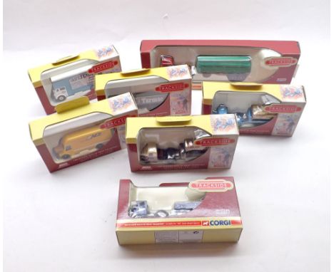 Collection of 13 modern Lledo and Corgi boxed trackside vehicles  