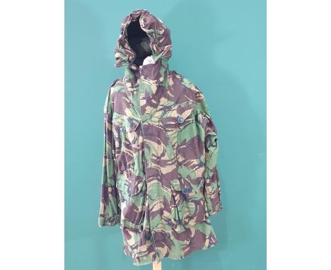 A British Army cold weather DPM Combat Smock 