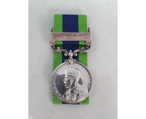 India General Service Medal with 'North West Frontier Clasp 1935' engraved to 2977793 Pte. J. Murray, 2nd Battalion Argyll &a