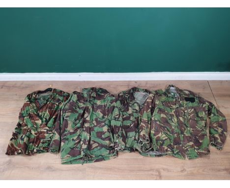 Four British Army camouflage Combat Jackets 