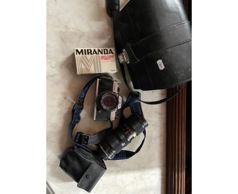 Vintage Minolta XG-M Camera, lens and carry bag etc 